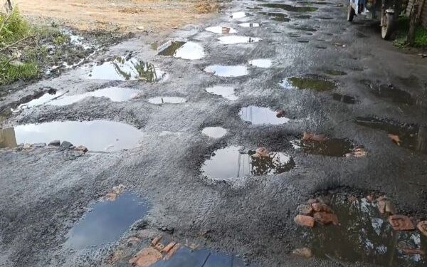 Tinku Roy inspects long-pending Unakoti road