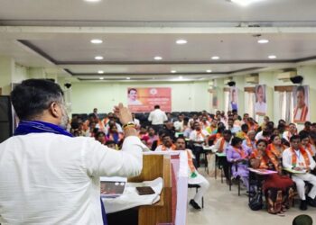 Sushanta Chowdhury Calls for Stronger BJP Organisation, Wider Public Service