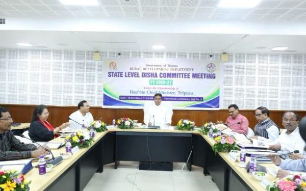 CM Manik Saha Reviews Central Schemes, Directs Timely Completion and Grassroots Delivery