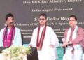 Tripura CM launches Rs 45.18 cr projects