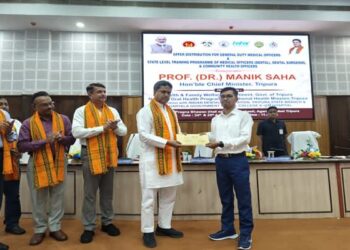 Tripura Govt Pushes Healthcare Expansion, CM Manik Saha Distributes Appointment Offers to 42 GDMOs