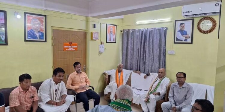 IPFT Delegation Meets BJP Leaders on Political Coordination