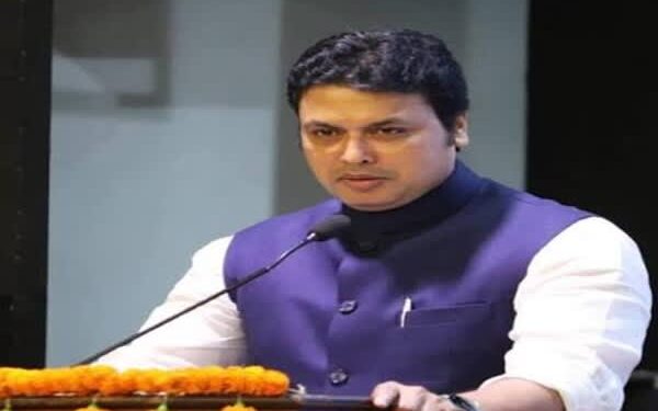 Biplab Deb Announces Nationwide BJP Outreach Drive ‘Seva Sankalp’