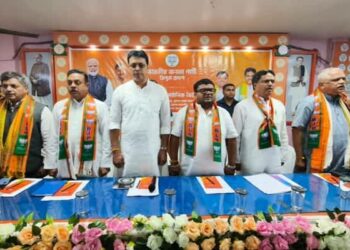 BJP Holds High-Level Meet Ahead of Tripura VC Polls