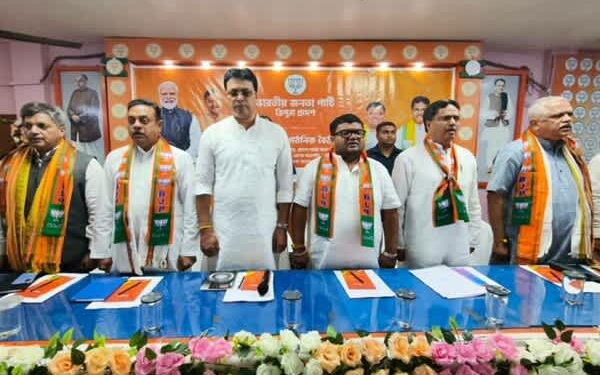 BJP Holds High-Level Meet Ahead of Tripura VC Polls